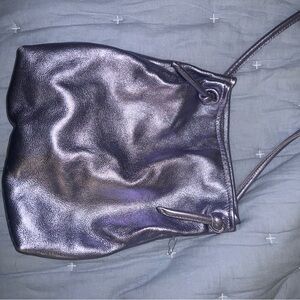 Metallic Silver Women's Bag